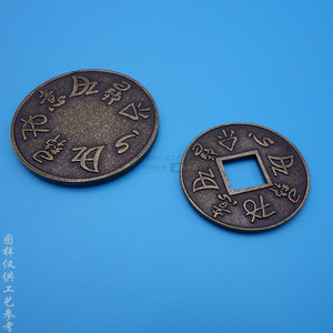 Pièce commémorative en bronze céleste 1916, motif en relief, objet de collection, dérivés d'animation - Product Image 4