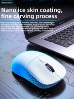 [Approvisionnement direct transfrontalier] Souris de jeu ergonomique sans fil et filaire pour bureau, triple mode, suivi photoélectrique, rechargeable