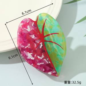 Nuovi Accessori per Capelli DOWELL, Fermagli in Acetato Stile Vegetale, Design Forestale, Clip a Squalo di Alta Gamma, Fermagli Versatili alla Moda - Product Image 3