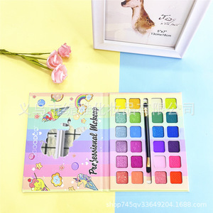 Palette de fards <span class=keywords><strong>à</strong></span> paupières IGOODCO en gros, haute pigmentation, 24 couleurs, arc-en-ciel, crème glacée, <span class=keywords><strong>nacré</strong></span>, mat, maquillage - Product Image 1