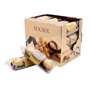 Avellana Wafer Chocolate Caramelos Snacks en T3 * 16 48 Caja <span class=keywords><strong>de</strong></span> regalo <span class=keywords><strong>de</strong></span> boda Forma <span class=keywords><strong>de</strong></span> polvo - Product Image 4