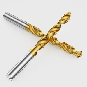 Metric System Finely Processed Manufacturing HSS Straight Shank Twist Drill Bit