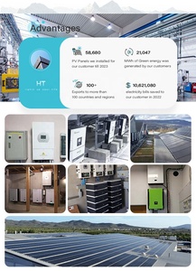 Thông minh hiệu quả cao 5KVA 10KVA MPPT năng lượng mặt trời chuỗi biến tần tần số cao tắt lưới biến tần với màn hình LCD hiển thị cho hệ thống <span class=keywords><strong>PV</strong></span> - Product Image 6