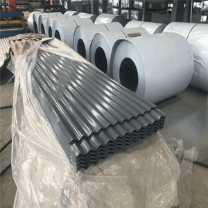 Tôle d'acier galvanisé ondulé de calibre <span class=keywords><strong>14</strong></span>, norme ASTM, 4x8 <span class=keywords><strong>pieds</strong></span>, pour clôture de chantier, entrepôt industriel - Product Image 4