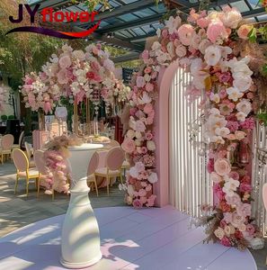 Guirnalda de Flores Artificiales Colgantes JY F-B0455, Tallos Largos, Flores de Vid Blancas Realistas de Tela de Seda Ecológica para Bodas - Product Image 4