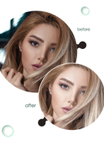 Anneau lumineux selfie en plastique de 10 pouces avec trépied de 210 cm, température de couleur réglable, mini portable pour diffusion en direct et maquillage