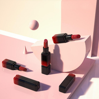 Vente en gros d'usine logo personnalisé végan sans cruauté aux animaux rouge à lèvres hydratant mat non collant rose nude