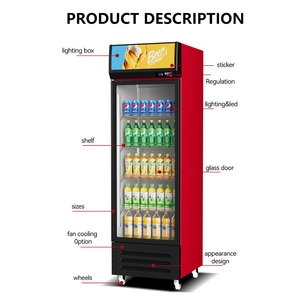 <span class=keywords><strong>Frigorifero</strong></span> Vetrina Commerciale Personalizzato all'Ingrosso con <span class=keywords><strong>Doppia</strong></span> <span class=keywords><strong>Porta</strong></span> in Vetro per Bevande e Birra - Product Image 2