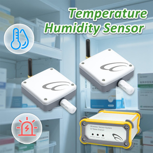 2 Sets Smart <b>Temperature</b> Humidity Monitor <b>wireless</b> <b>Temperature</b> Humidity <b>Sensor</b> With Base Station And Antenna - Product Image 1