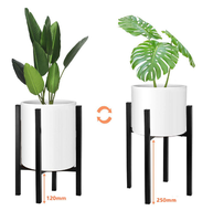 Suporte telescópico de flores, suporte desacoplável para sala de estar, suporte para plantas em vasos, ferro nórdico