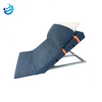 Chaise d'hôpital électrique pliable EU-HC505 en cuir PU, acier thermolaqué, pour patients âgés, avec soutien du cou, de la tête et des lombaires