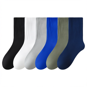 Custom Men's Crew <b>Socks</b> Cotton Knitted Athletic <b>Sports</b> <b>Socks</b> Ribbed Casual Training <b>Socks</b> Wholesale - Product Image 1