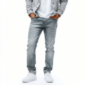 กางเกงยีนส์ผู้ชายสีเขียวตัดผ้าลูกฟูกสำหรับฤดูใบไม้ร่วง/ฤดูหนาว - Product Image 2