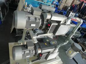 7.5HP 5.5Kw 10HP 7.5Kw Dry Rotary Vane Oil-less Vacuum Pumps -80Kpa 200mbar Oil-free Dry Running Air Pump - Product Image 5