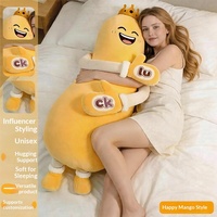 Coussin corporel en peluche Mango avec chauffage électrique, vibrations, tapotements, aide au sommeil, haut-parleur Bluetooth, logo personnalisé, vente en gros, OEM, ODM