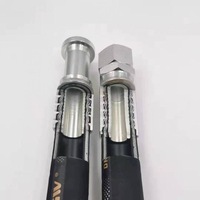 Ensemble de Tuyaux Hydrauliques à Construction Tressée Multi-Fils, Norme CE, Caoutchouc EPDM pour Applications Eau Chaude et Vapeur