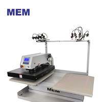 2025 MEM presse à chaud en gros double plateau automatique t-shirt machine d'impression par transfert de chaleur 40 50 cm TQB 4050