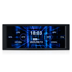 Thermalright Trofeo tầm nhìn <span class=keywords><strong>LCD</strong></span> AIO hiển thị 6.86 inch <span class=keywords><strong>PC</strong></span> trường hợp màn hình USB 2.0 tipo-c màn hình cho thời gian thực giám sát - Product Image 3