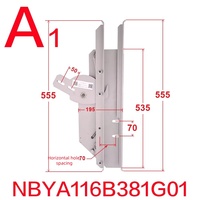 Lame de serrure de porte d'ascenseur à fréquence variable NS131021B000G01 compatible Mitsubishi pour ascenseurs KOE