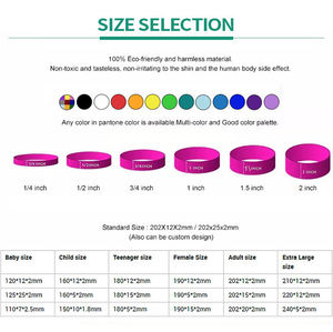 प्रोमोशनल और व्यावसायिक उपहारों के लिए कस्टम लोगो के साथ निजीकृत इको कलाई बैंड रबर सिलिकॉन कंगन कलाईबैंड - Product Image 2