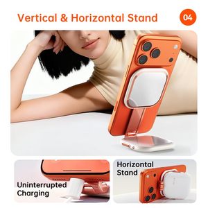 3 In 1 Magnetic Selfie Fill Light <b>Mirror</b> with Phone Stand - Product Image 6