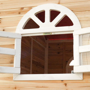 Casetta da Gioco in Legno per Esterni per Bambini con Struttura per Arrampicata - Product Image 3