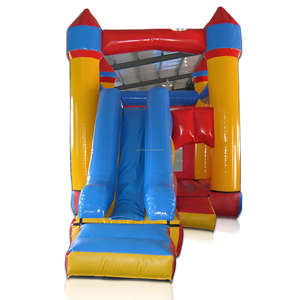 Casa hinchable de Venta caliente con tobogán Castillo inflable tobogán para jugar al aire libre - Product Image 3