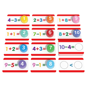 Jeu de blocs de construction éducatifs pour enfants, cartes numériques d'arithmétique, puzzle pour apprendre l'addition, la soustraction, jouet <span class=keywords><strong>logique</strong></span> - Product Image 6