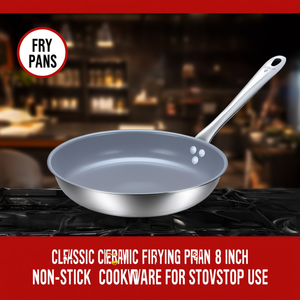 Chef Classic <b>Ceramic</b> Frying <b>Pan</b> 8 Inch Nonstick Cookware For Stovetop Use - Product Image 3