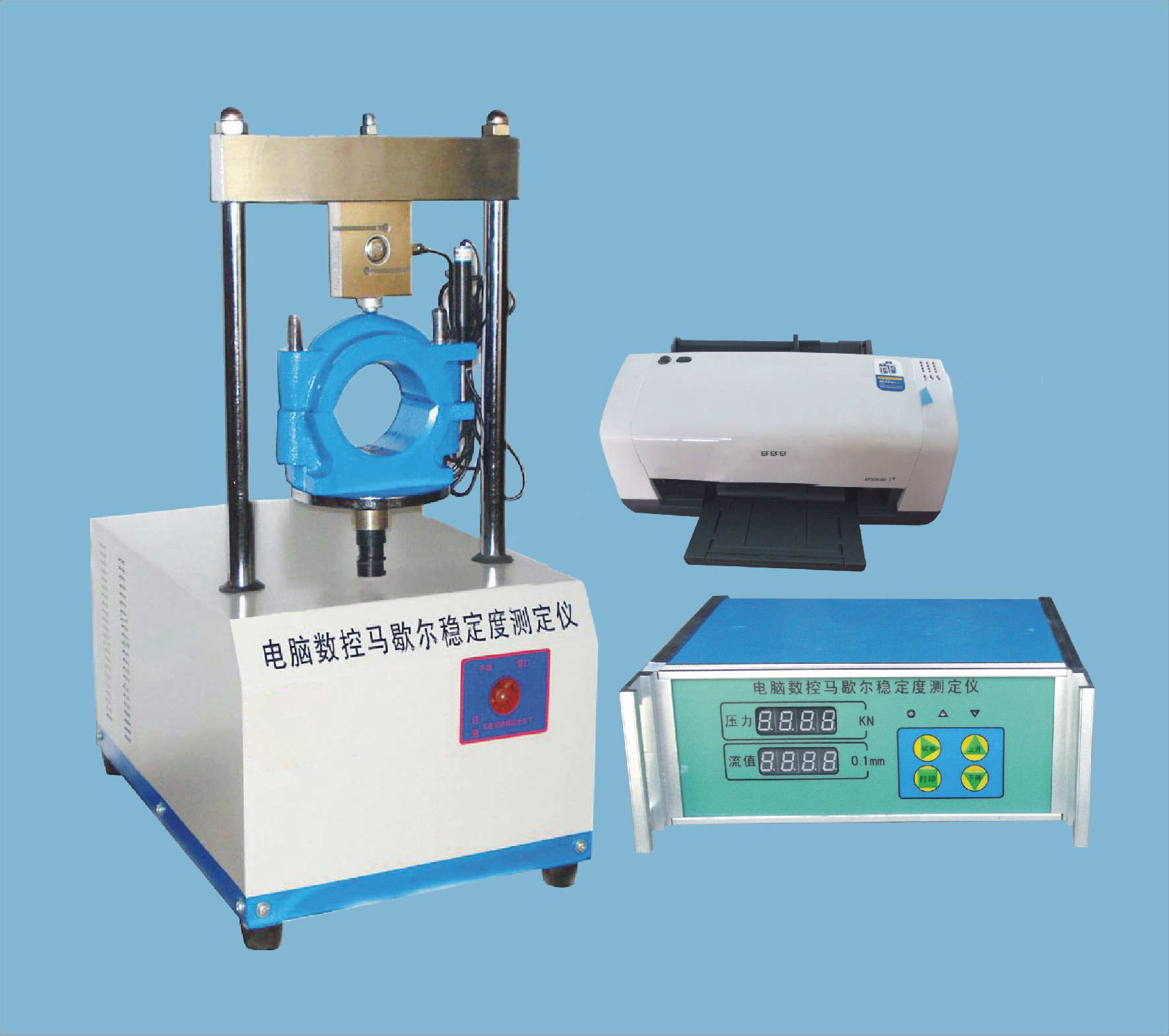 Testeur de stabilité Marshall numérique A63 pour testeur automatique de compression de stabilité Marshall de l'asphalte