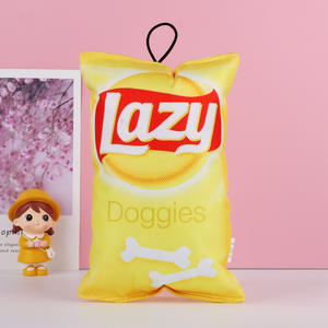 Özel büyük patates cipsi çantası Pet oyuncak, dayanıklı Oxford kumaş çiğnemek oyuncak köpekler ve kediler için, sıkıntı kabartma ve diş temizleme oyuncaklar - Product Image 2