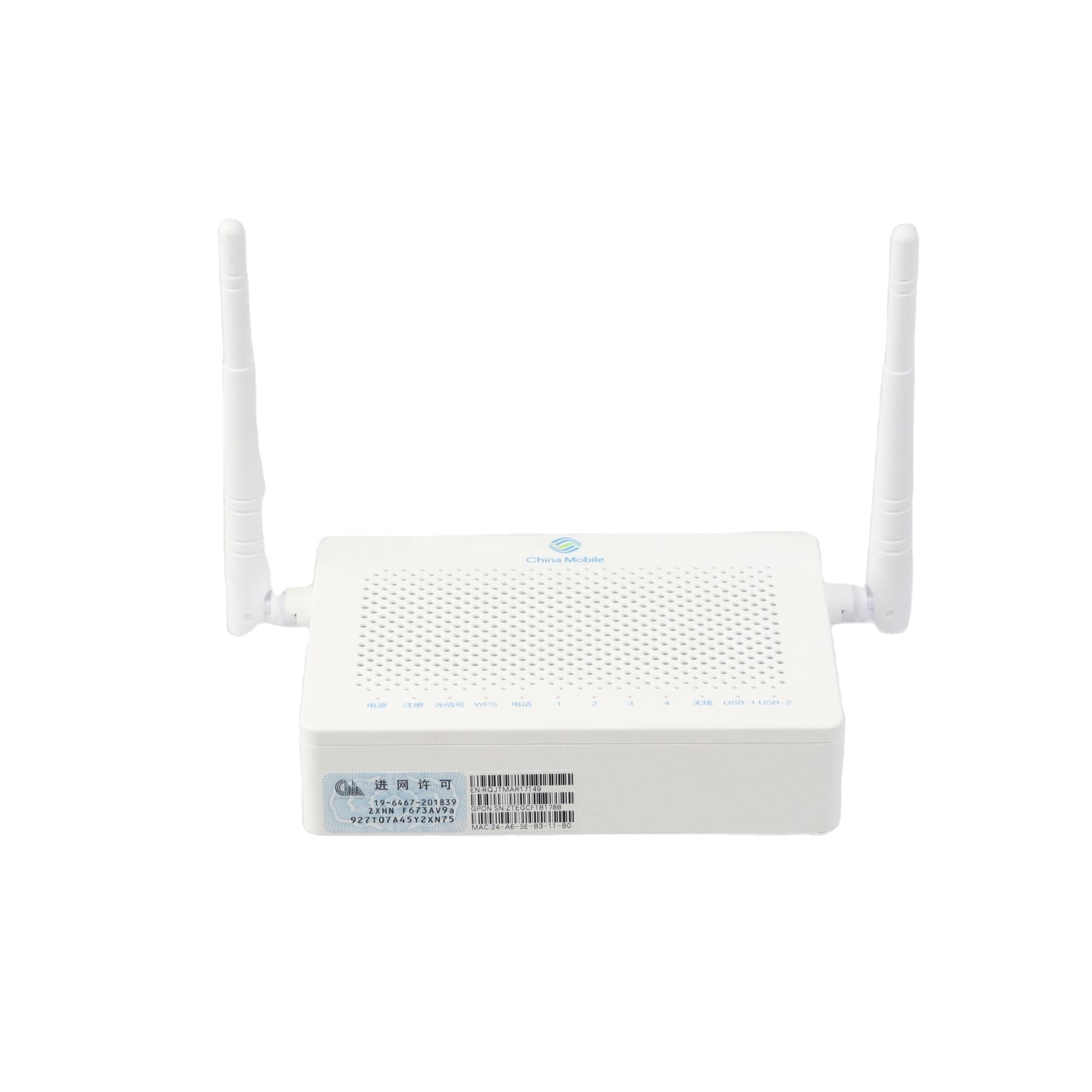 WiFiルーター ４Ｇ+ ZTE F673av9a ONU - 4GE+1POT+WIFI Dual Band Modem with 1 Year Warranty