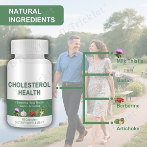 Julong OEM berberine HCI <span class=keywords><strong>cholesterol</strong></span> viên nang <span class=keywords><strong>Beta</strong></span> sitosterol phức tạp hỗ trợ thực vật tự nhiên chiết xuất viên nang cho <span class=keywords><strong>cholesterol</strong></span> - Product Image 5