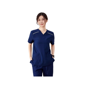 Vẻ Đẹp Thiết Kế Thời Trang Nhãn Hiệu Riêng Tùy Chỉnh Làm Việc Căng Y Tá Y Tế Tẩy Tế Bào Chết Tops Bộ Y Tế Điều Dưỡng Tẩy Tế Bào Chết Đồng Phục Bộ - Product Image 2