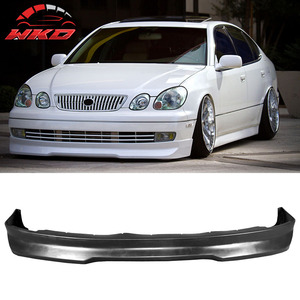 Convient pour Lexus GS300 1998-2005, lèvre de pare-chocs avant style G, non peinte, noire - Product Image 1