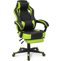 Chaise de jeu inclinable personnalisée de haute qualité, chaise d'ordinateur, Silla PC Gamer, Cadeira, chaise verte, chaise de jeu avec repose-pieds