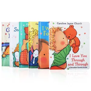 Libri per bambini di natale di buona qualità 6 pezzi libri Good Night I Love Good Books for Children And Mom And Father