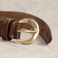 Boucles de ceinture pour hommes d'affaires, logo gravé sur mesure, alliage de zinc, métal résistant à la rouille, anti-rayures, pour ceinture en cuir