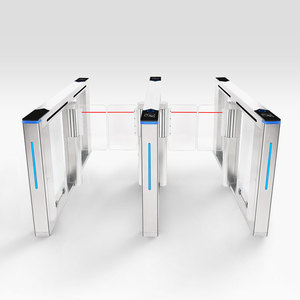 Facial <strong>Recognition</strong> Swing Gate Flap Turnstile Barrier Gate Pedestrian Access Control <strong>System</strong> - Product Image 2