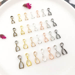 Pendentif Clip graines de <span class=keywords><strong>Melon</strong></span> boucle pendentif connecteur alliage charme Bail perles bijoux résultats DIY composant de bijoux - Product Image 3