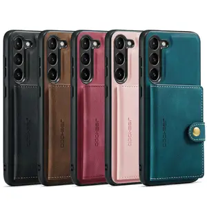 2023 New Products for Sony Xperia 1 V Leather Back Case With Kickstand Detachable Magnetic Cards Slots Case for Sony Xperia 1 V