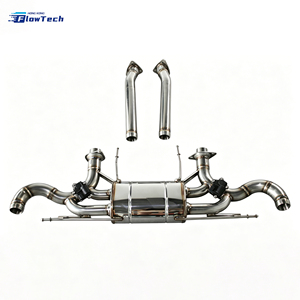 ระบบท่อไอเสียแบบวาล์วพร้อมดาวน์ไปป์สำหรับ Aston Martin DB11 5.2L V12 AE31 เชื่อมแบบ TIG ติดตั้งได้โดยตรง พร้อมขัดเงา - Product Image 1