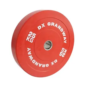 Well Trust weight plate bumper professional rubber bumper plates fitness bumper plates In stock factory price natural rubber