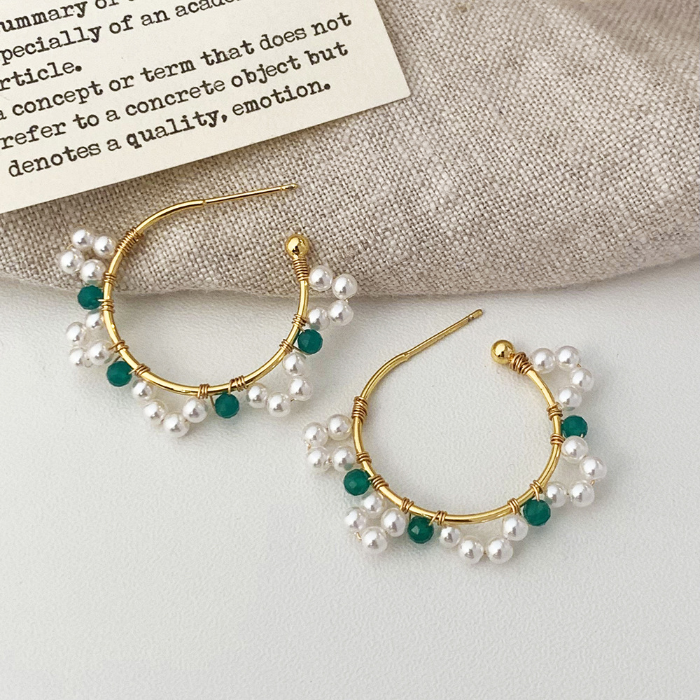 A-1278-Green Earrings