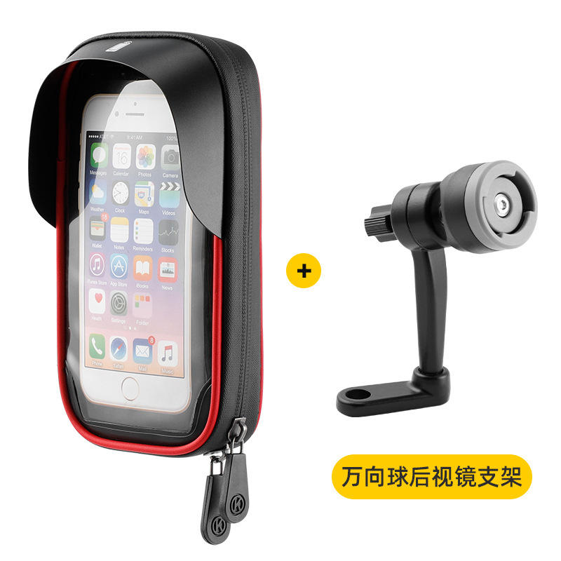 กระจกมองหลังสีแดง รุ่น