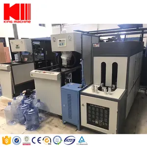 3-5 galon 20l yarı otomatik üfleme makinesi için varil dolum hattı