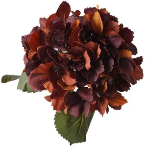 <span class=keywords><strong>Meetyou</strong></span> Fleurs artificielles réalistes en soie, Hortensia rétro d'automne, hydratantes pour les mains, de haute qualité, accessoires de photographie de mariage, décoration intérieure - Product Image 5