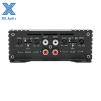 Amplificateur de puissance audio de voiture haut de gamme 150W * 4CH Compact 103mm de largeur classe D avec croisements et égaliseurs
