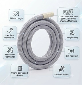 Manguera de Entrada de Agua para Lavadora Semiautomática Prime Home Enterprises, Ajuste Universal, Disponible a Precio Competitivo - Product Image 6