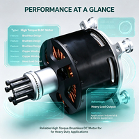 HY Promotion Exceptionnelle Moteur BLDC à aimant permanent 200cc FRC12090 15KW avec ESC 120A pour Grands Modèles RC